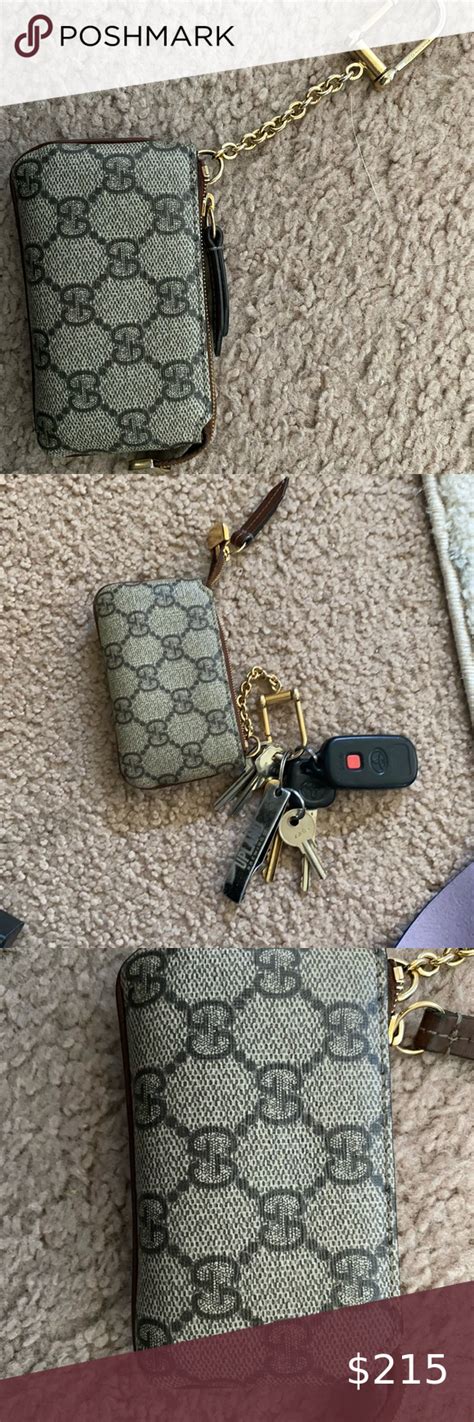 keychain gucci wallet|gucci coin pouch keychain.